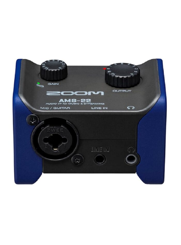 Zoom AMS-22 Audio Interface_Front2