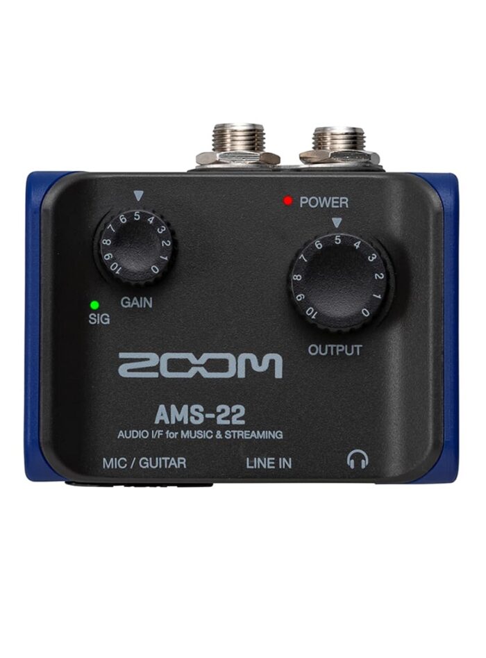 Zoom AMS-22 Audio Interface_top