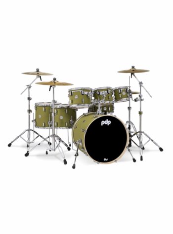 PDP Concept Maple 7-piece Shell Pack – Satin Olive