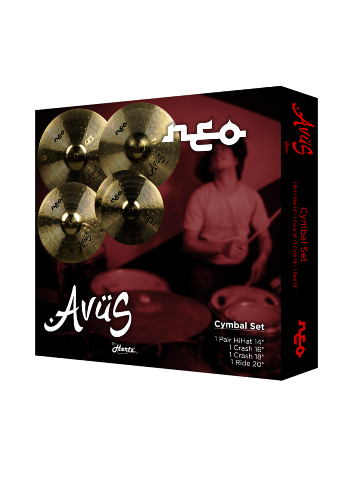 Avus Neo-I Gold Cymbal Set – 4Pack Box
