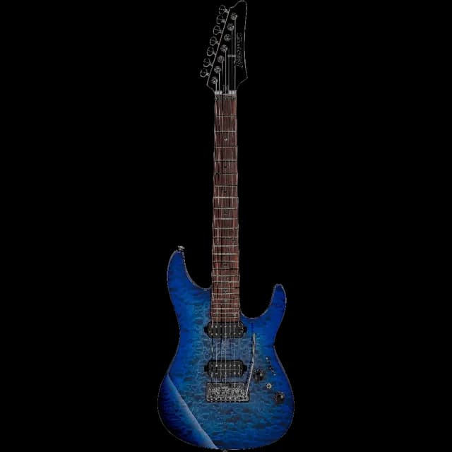 Ibanez electric guitar in tobacco sunburst