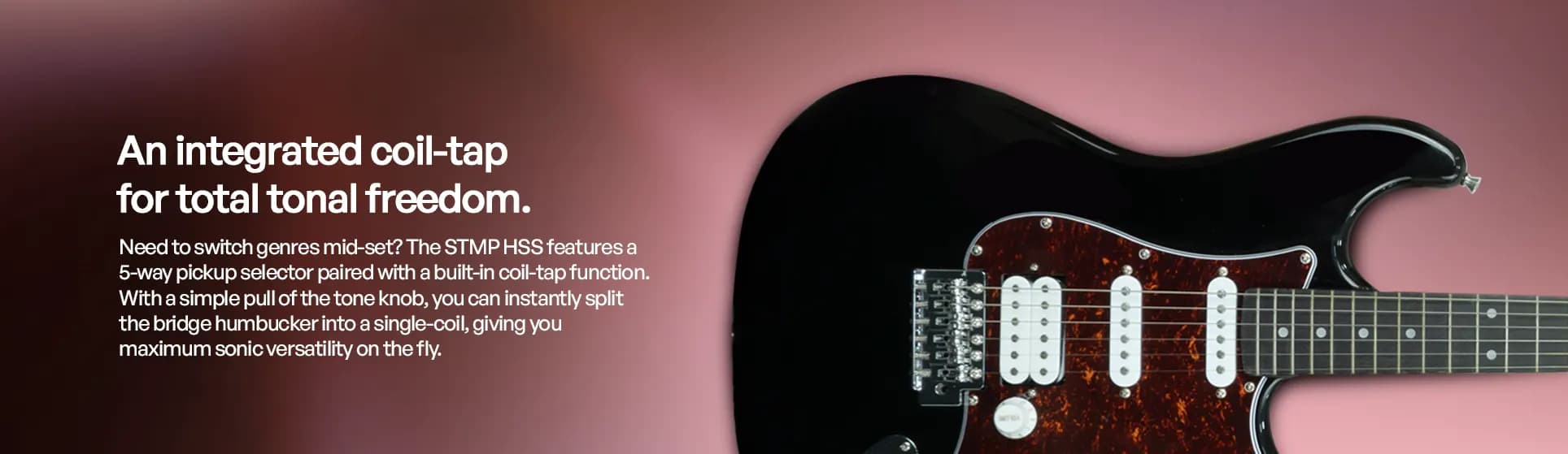 An integrated coil-tap for total tonal freedom