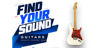 Premium electric guitar with sunburst finish