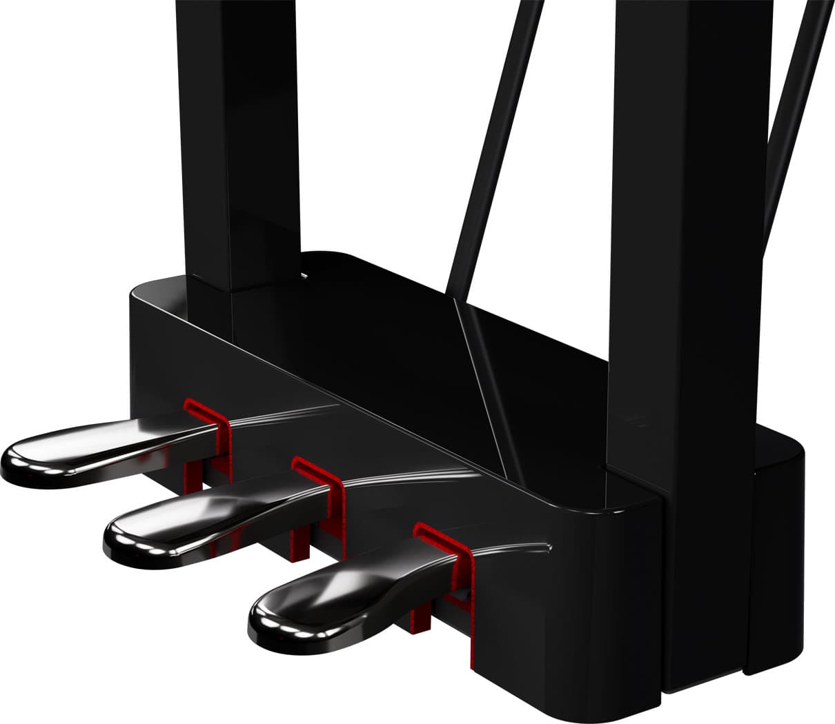 GP-9 Digital Piano - pedals detail