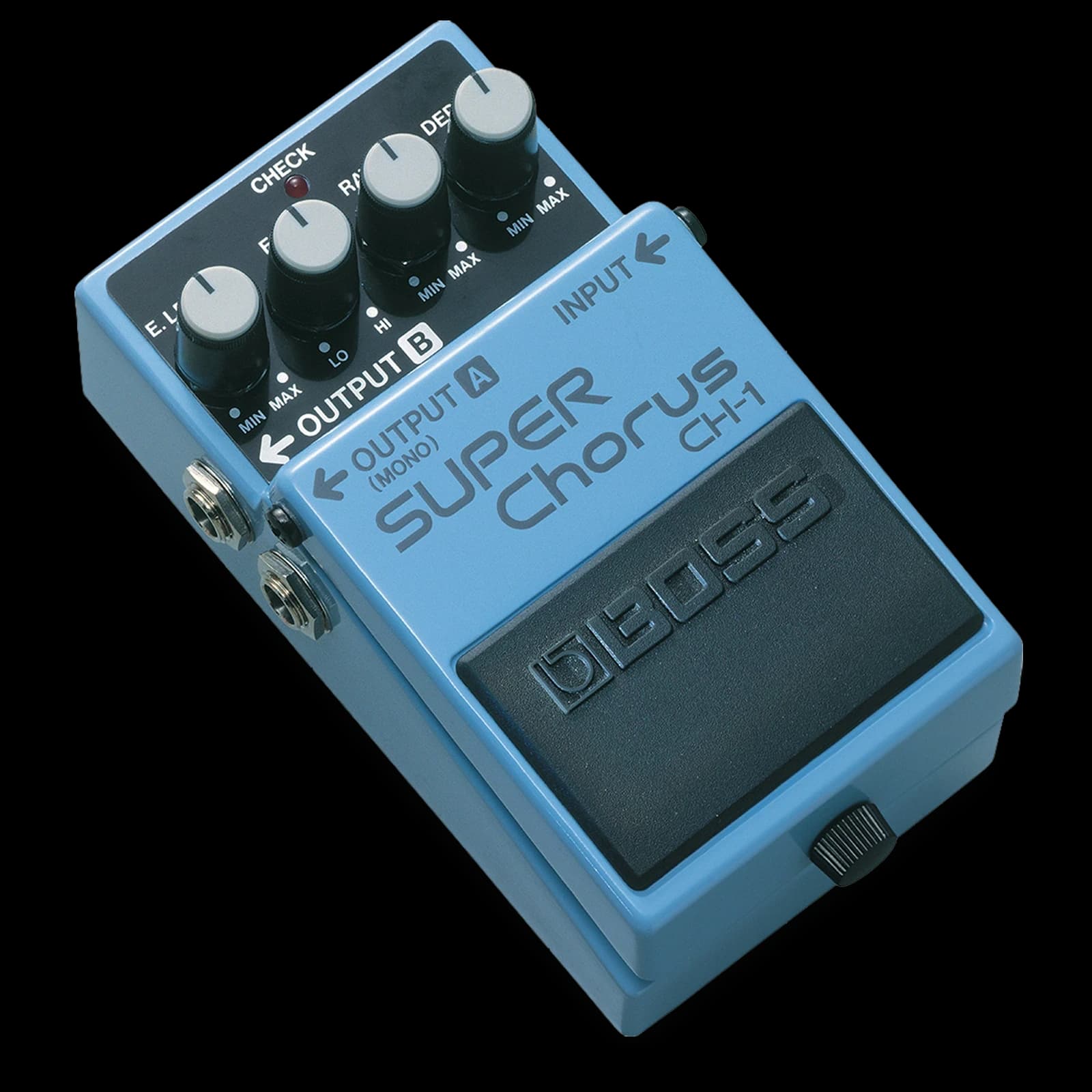BOSS CH-1 Super Chorus Guitar Effects Pedal with Stereo Output, Adjustable Rate and Depth, Tone Control, Bright Modulation Character & Durable Stage Construction view 1