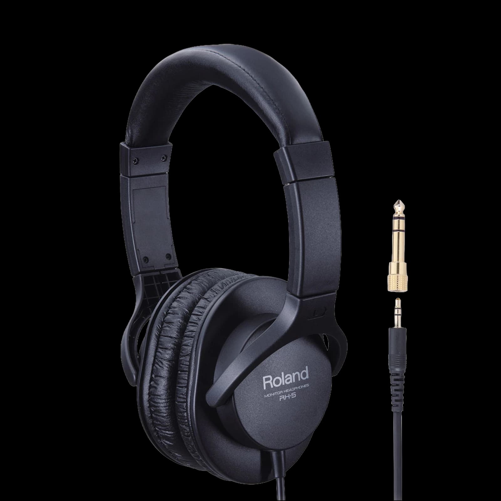 Roland RH-5 Closed-Back Stereo Monitoring Headphones with 40mm Drivers, Comfortable Fit, Powerful Audio Response & Piano, Keyboard and Studio Compatibility view 1