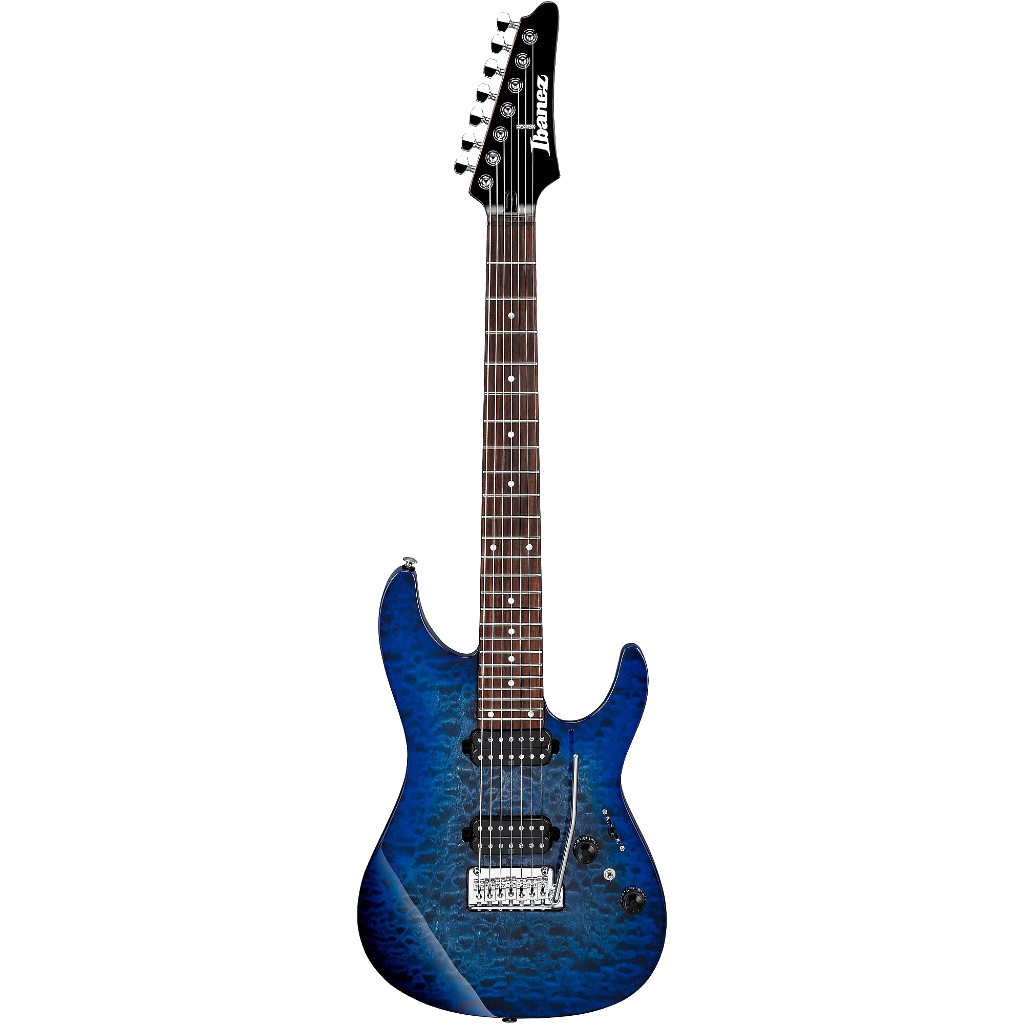 Ibanez electric guitar in tobacco sunburst