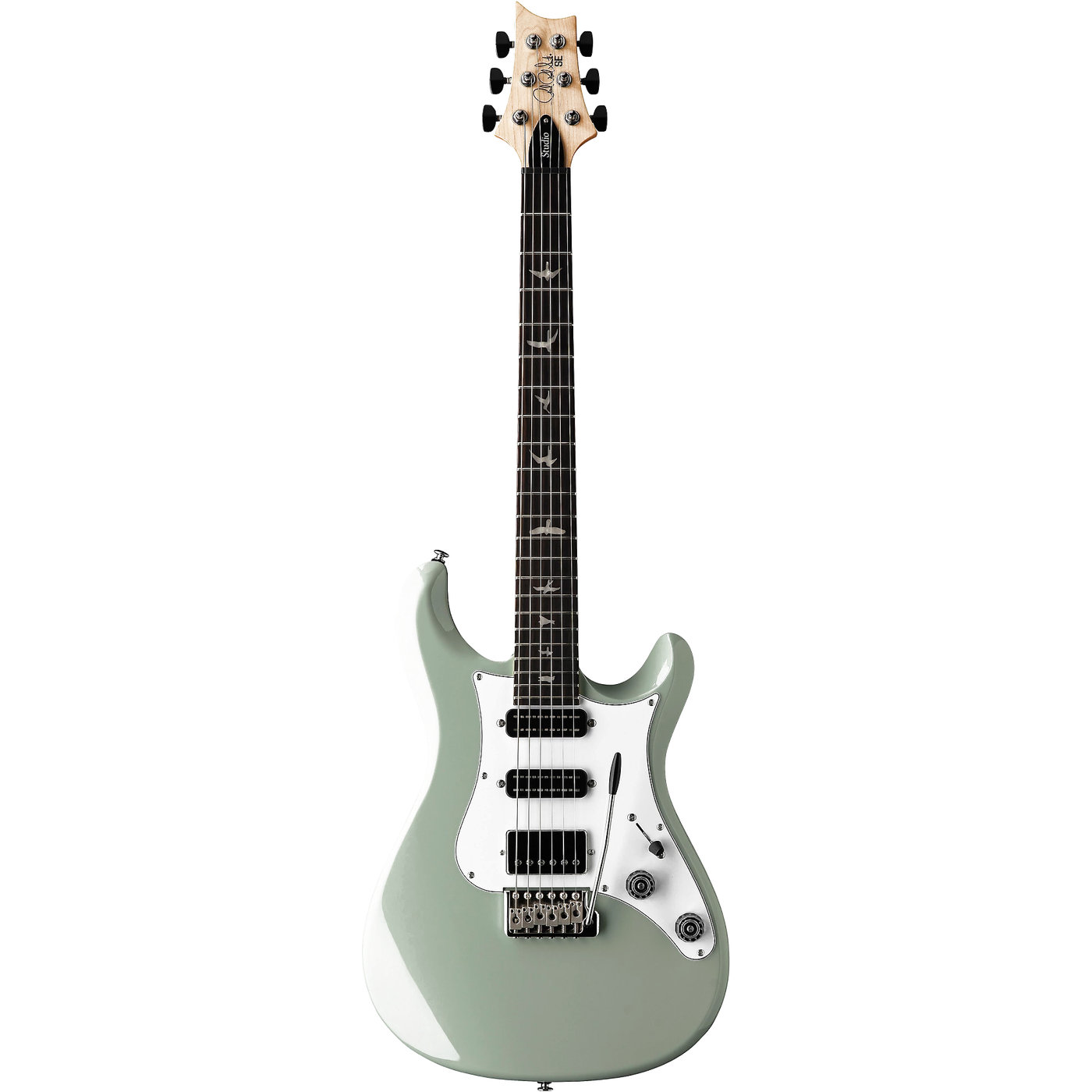 PRS electric guitar in seafoam green