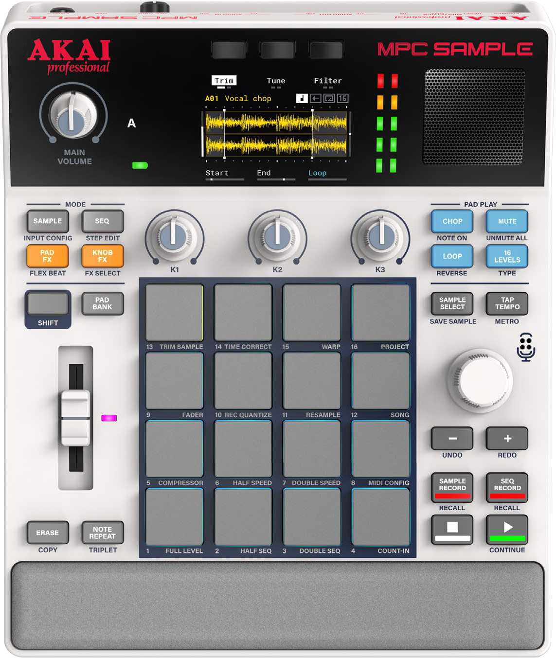 Akai MPC sampler and keyboard