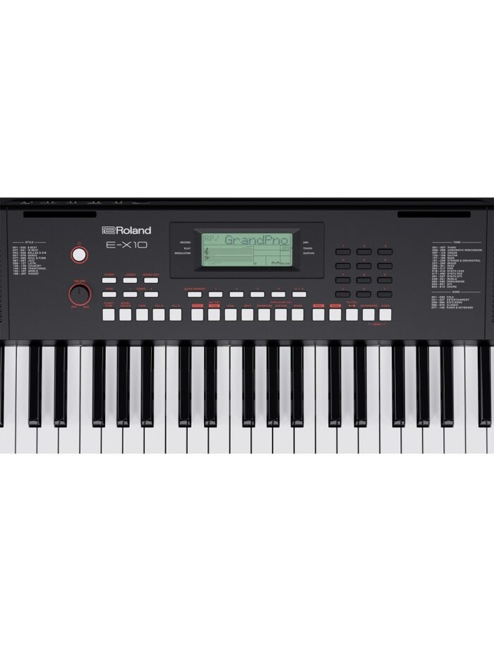 Roland E-X10 Arranger Keyboard_top_panel_gal