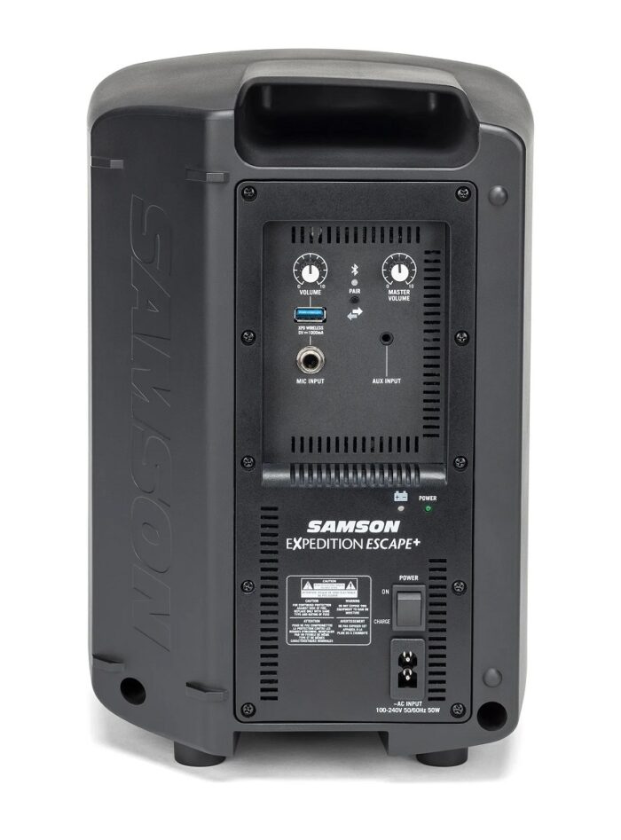 Samson Expedition Escape+ Portable PA System_Back