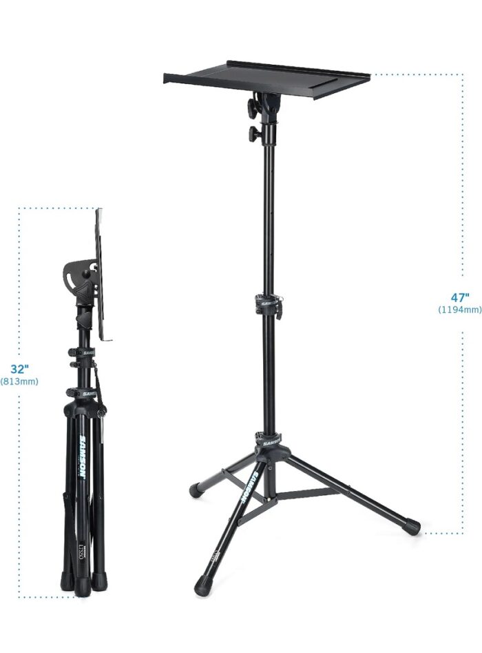 Samson LTS50 Heavy Duty Laptop Stand_Dimensions