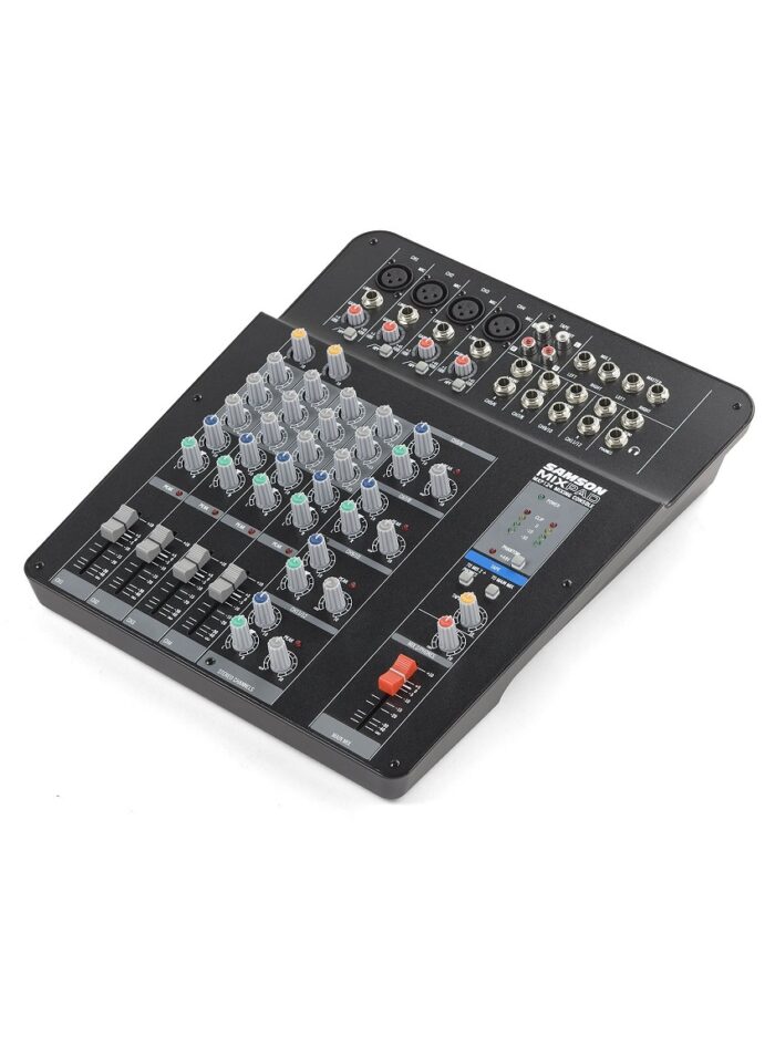 Samson MXP124 12-channel Analog Mixer_angled