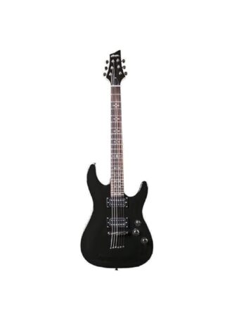 Hertz HZ-J200 Black 24 Jumbo Frets Electric Guitar