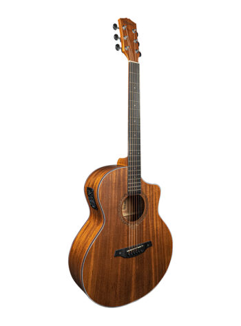 Hertz HZA4020-EQ Acoustic Guitar- Natural Mahogany