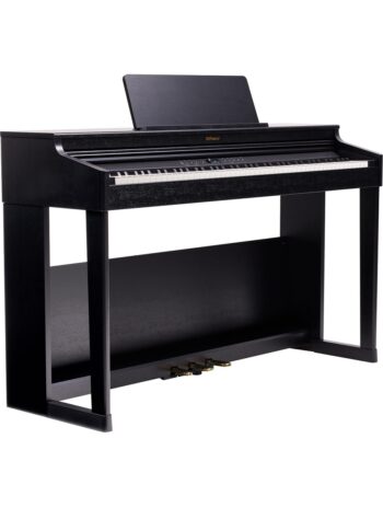 Roland RP701 Digital Upright Piano - Contemporary Black Finish with Matching Bench