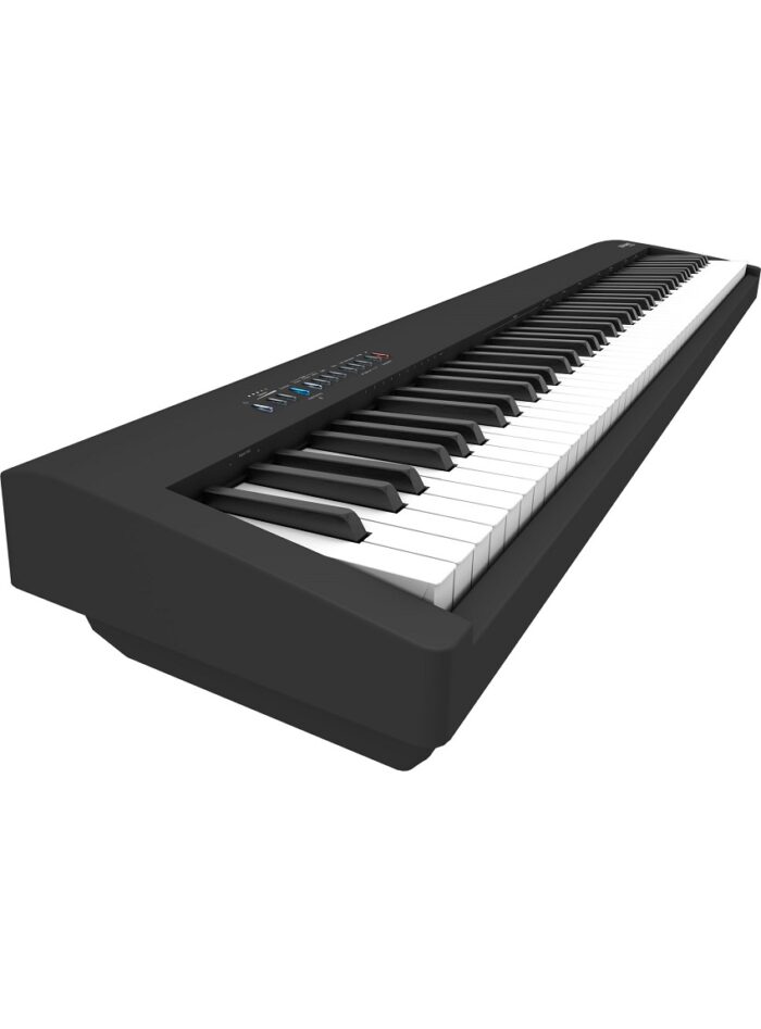 Roland FP-30X Digital Piano with Speakers - Black_side_angle_gal