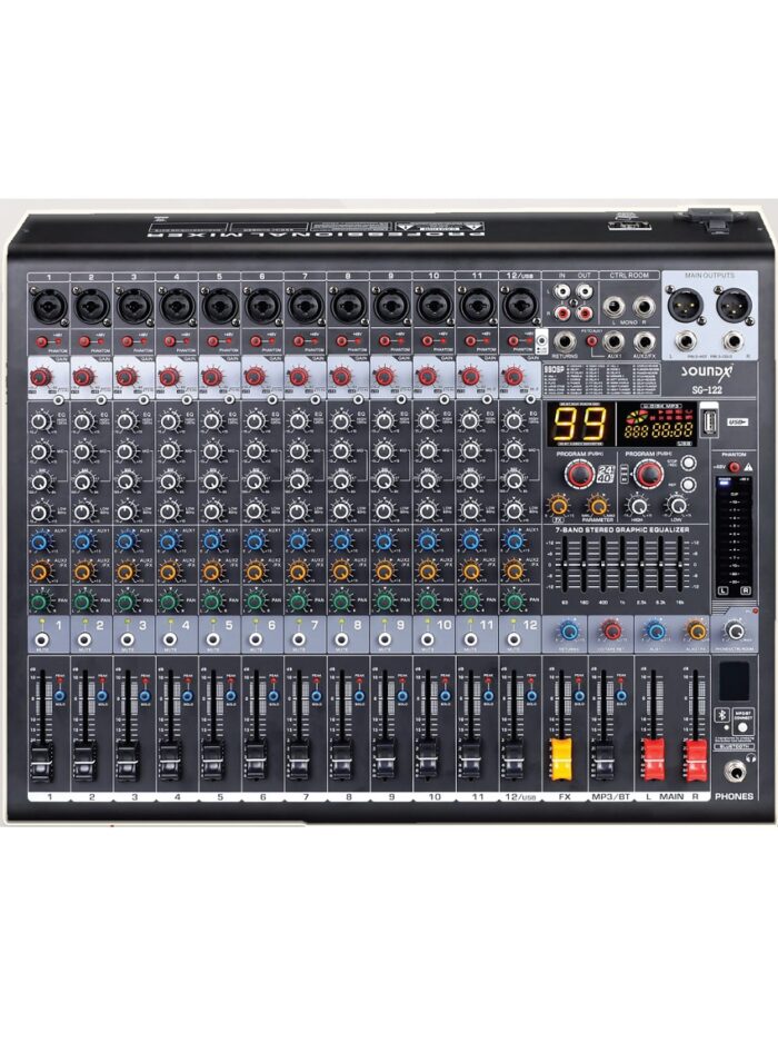 SoundX SG-122 Professional Audio Mixer