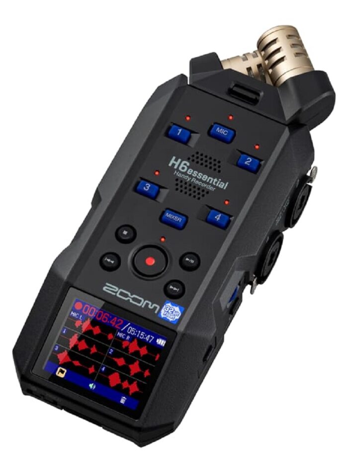 Zoom H6essential Handheld Recorder_angled1