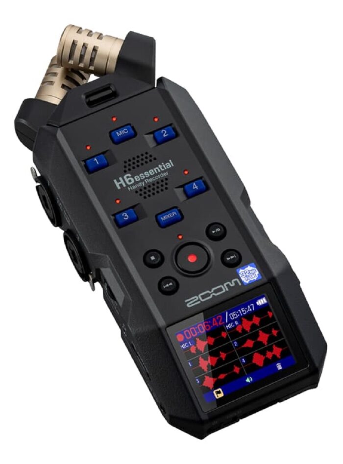 Zoom H6essential Handheld Recorder_angled2