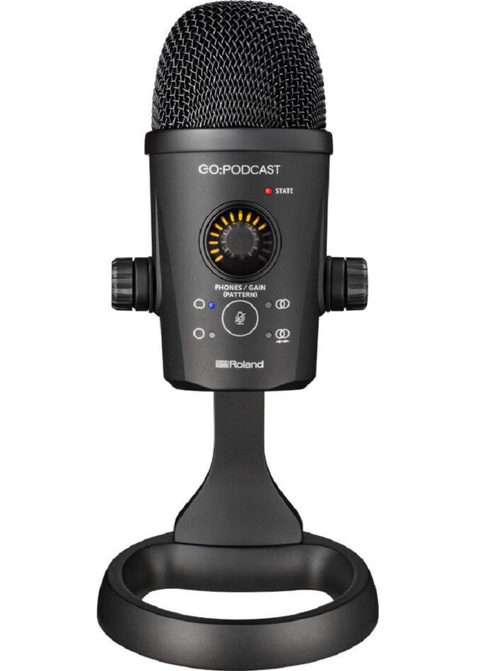 Roland GO:PODCAST Video Podcasting Studio_front_orange_gal