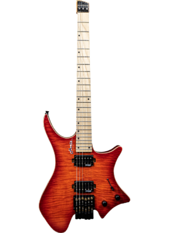 Hertz Astra Headless Guitar - Red