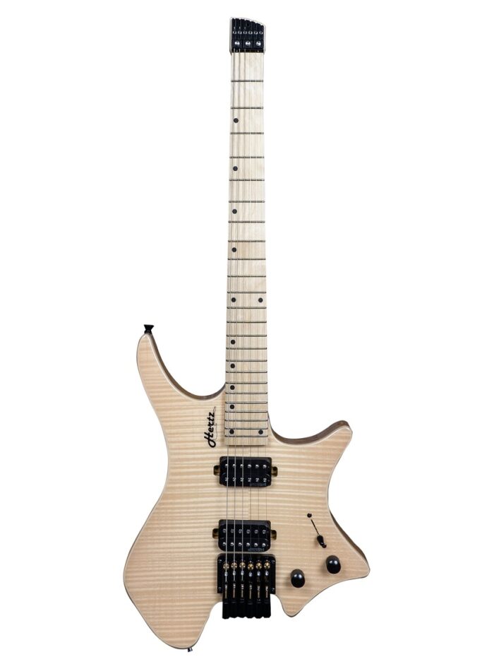 Hertz Astra Headless Guitar - Natural