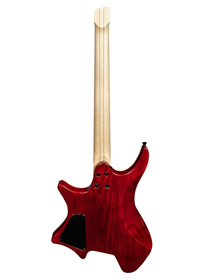 Hertz Astra Headless Guitar - Red_Back