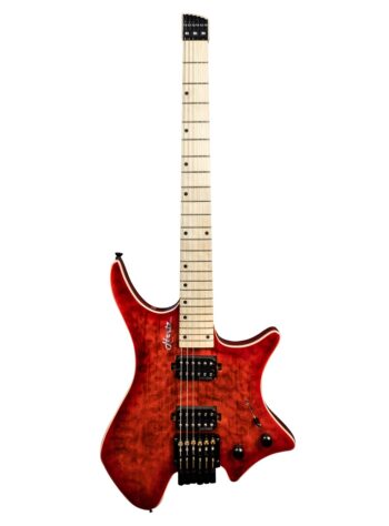 Hertz Astra Headless Guitar - Red