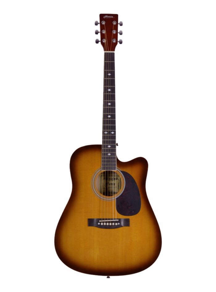 Hertz HZA4900 Acoustic Guitar - Honey Sunburst