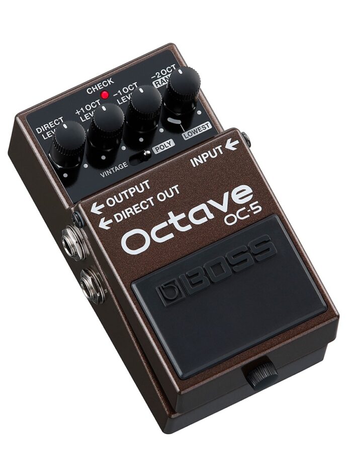 Boss OC-5 Octave Pedal_angled