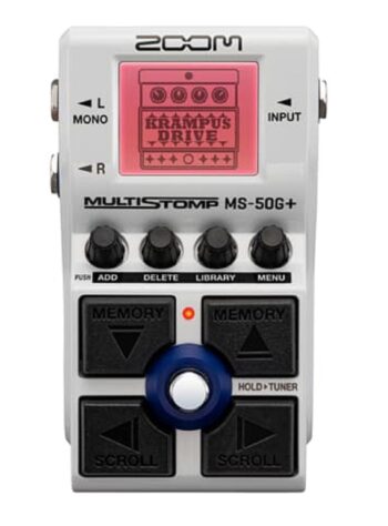 Zoom MS-50G+ MultiStomp Guitar Effects Pedal