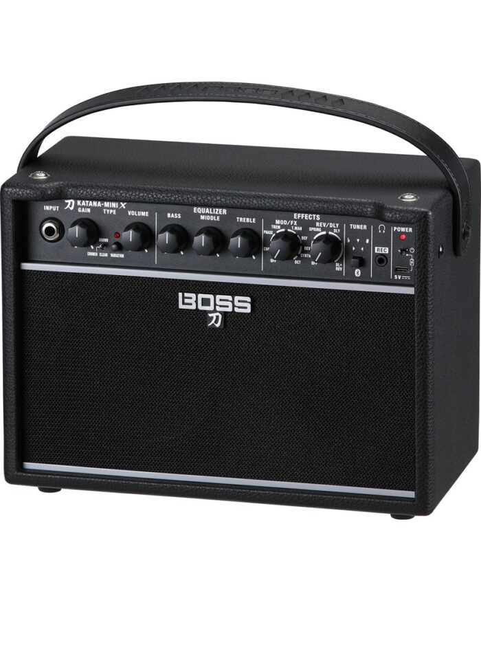 Boss KATANA-MINI X Portable Guitar Amplifier_angle_gal