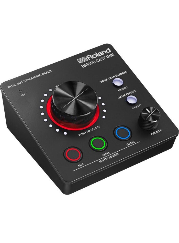 Roland Bridge Cast One Dual-bus Gaming Audio Mixer_angle_left_gal