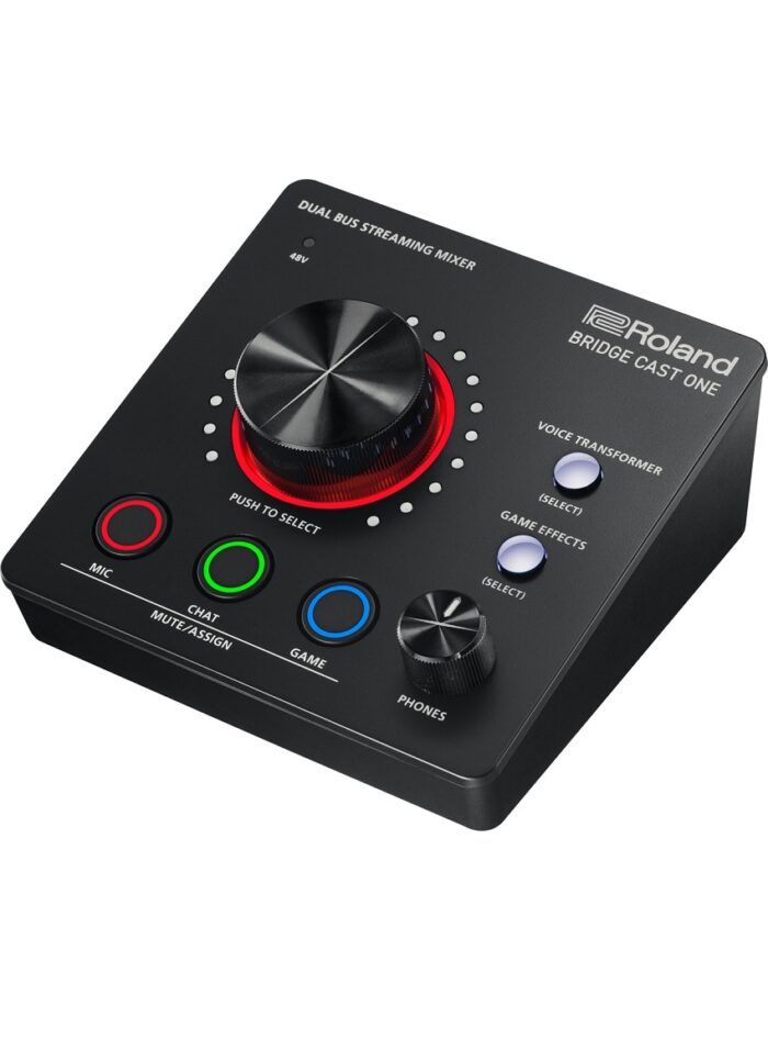 Roland Bridge Cast One Dual-bus Gaming Audio Mixer_angle_right_gal