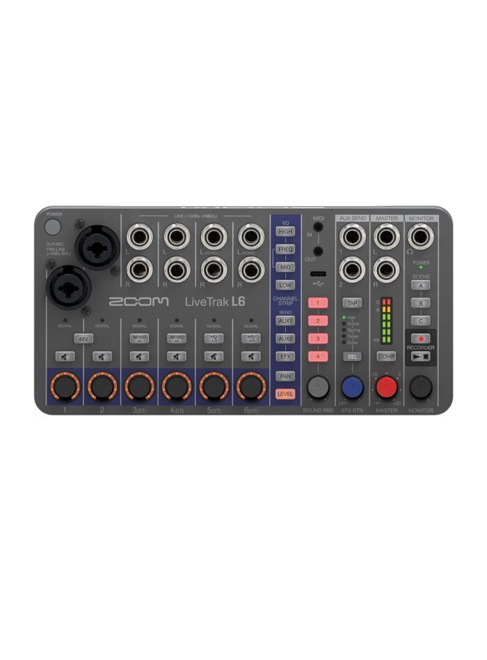 Zoom LiveTrak L6 Compact Digital Mixer