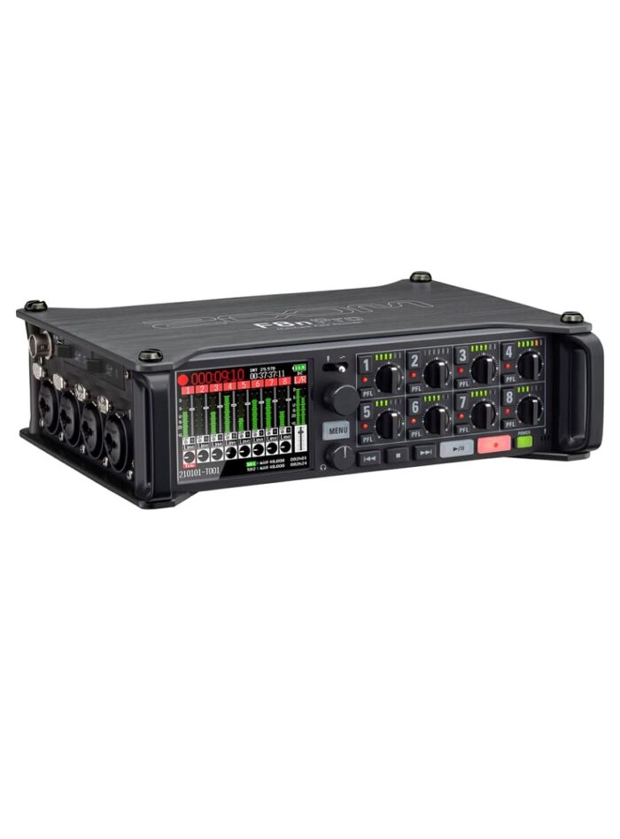 Zoom F8n Pro Multitrack Field Recorder_angled_02