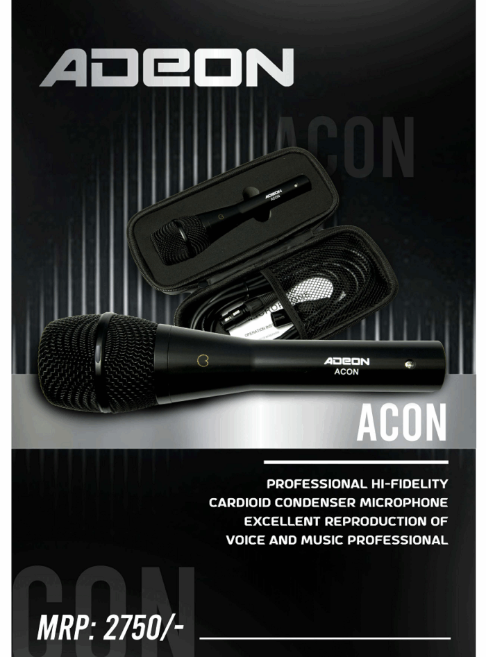 Adeon ACON Condenser Microphone_specs