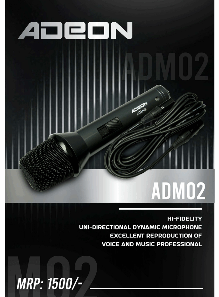 Adeon ADM02 Dynamic Microphone - Image 2