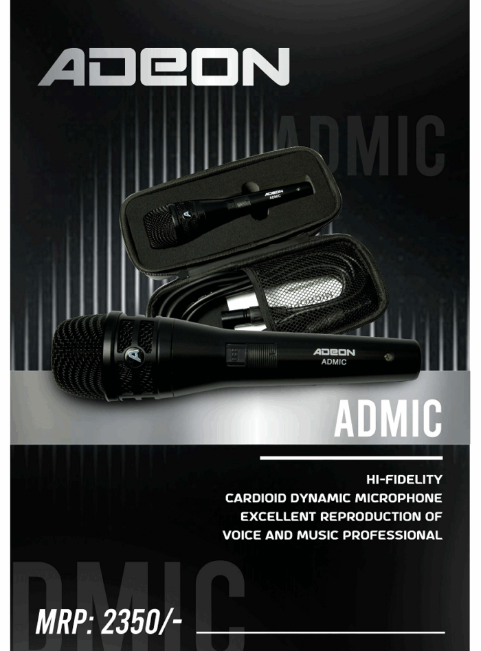Adeon ADMIC Dynamic Microphone_specs