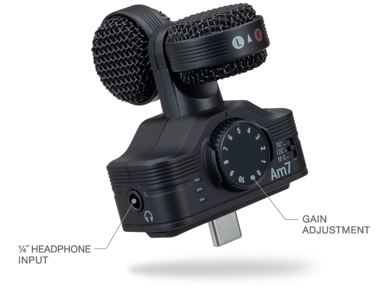 Zoom Am7 Rotating Mid-Side Stereo Microphone for Android - Image 5